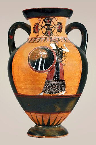 "Joseph Veach Noble: Through the Eye of a Collector" features pieces from the Tampa Museum of Art permanent collection such as this double-handed vase depicting Athena Promachos. 
