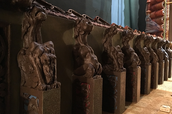 Gargoyles fit the decor at Tampa Theatre.