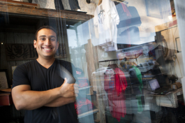 Roberto Torres is one of the owners of Black & Denim. - Photo by Julie Branaman