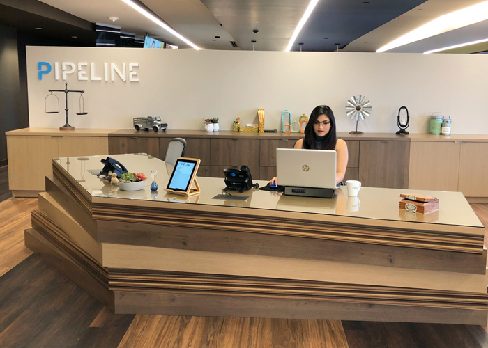 The offices of Pipeline Tampa in downtown's Park Tower.