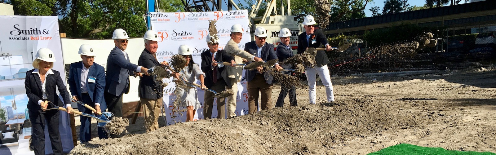 Groundbreaking at The Sanctuary at Alexandra Place condos on Bayshore Boulevard in Tampa.