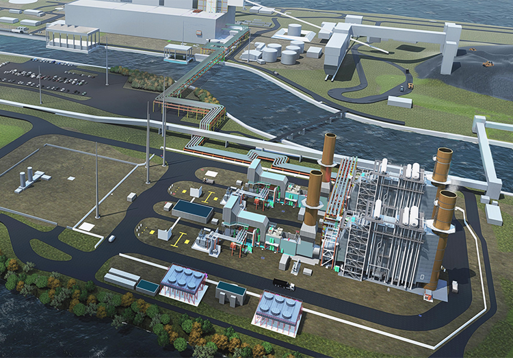 A schematic diagram of TECO Energy's proposed Big Bend modernization.