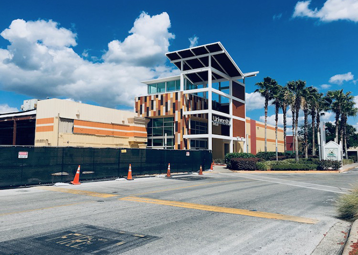 Renovation is underway at University Mall in Tampa.