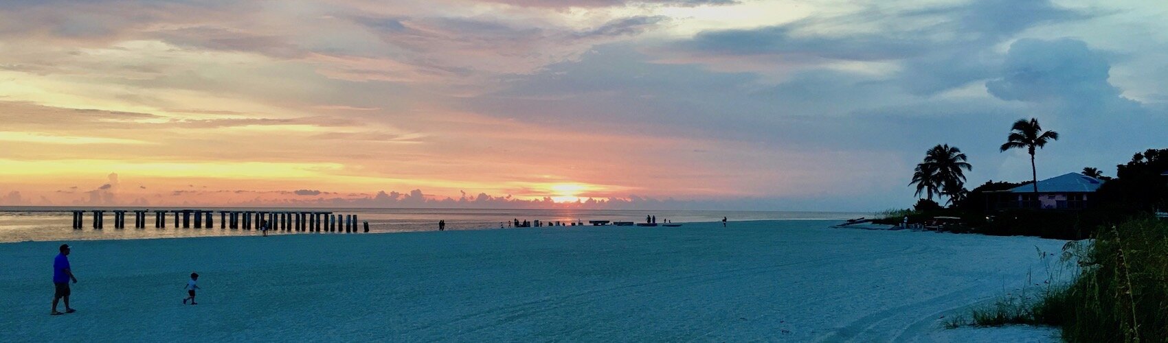 We're celebrating summer with beachfront and waterfront images from recent years, like the sunset at Gasparilla Island State Park in July 2019