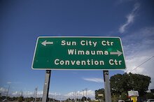 Wimauma street sign