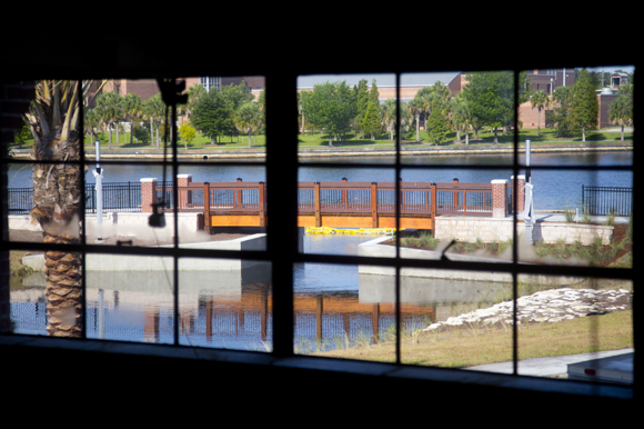 View from the upstairs dining area of Ulele. 