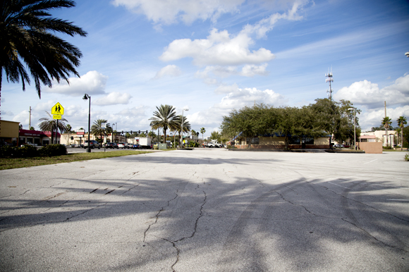 Empty parking lot prime for development along 56th St.