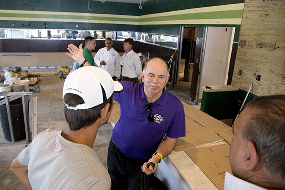 Richard Gonzmart stops at the South Tampa Goody Goody location often to oversee progress.