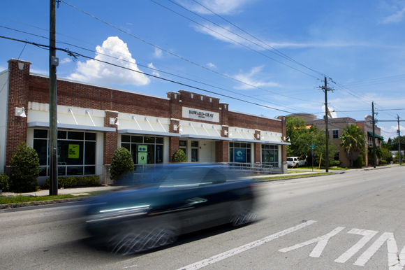 The Howard-Gray Building in West Tampa houses a variety of businesses. 