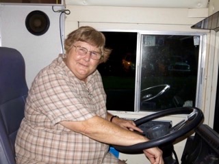 Sister Sara Proctor, physician assistant and Program Coordinator for Catholic Mobile Medical Service, drives the bus every Tuesday to bring health services to the underserved population in Wimauma.