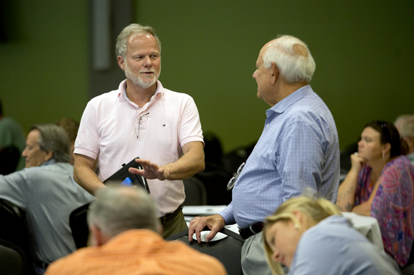 Councilman Karl Nurse participated in the Tropicana Field Master Plan Community Meeting at USFSP.