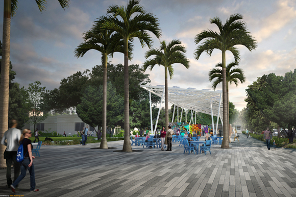 Future Welcome Plaza at the St. Pete Pier.