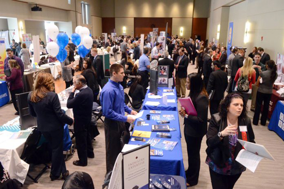 Career fairs help jobseekers connect with employers face to face.