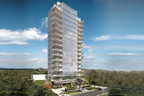 A rendering of the Sanctuary at Alexandra Place, set to offer 360 degree views