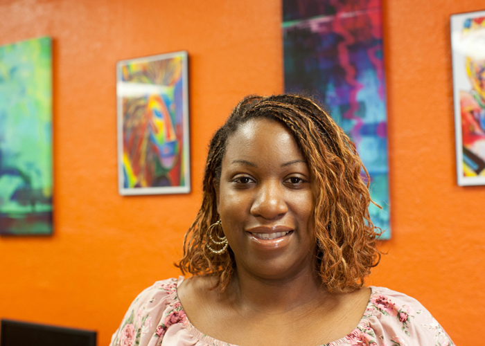 Keara Thompson, Tampa Housing Authority Jobs Plus program manager at Robles Park Village.