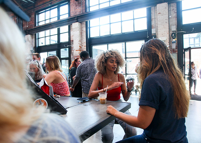 Union, Coffee & Tea By Commune + Co., at Armature Works in Tampa Heights.