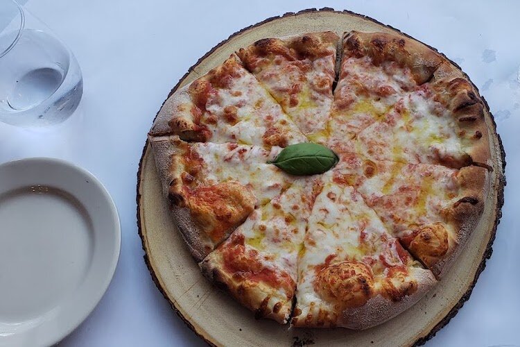 Mouth-watering margherita pizza at Soul Sicilian Fusion in downtown Clearwater.