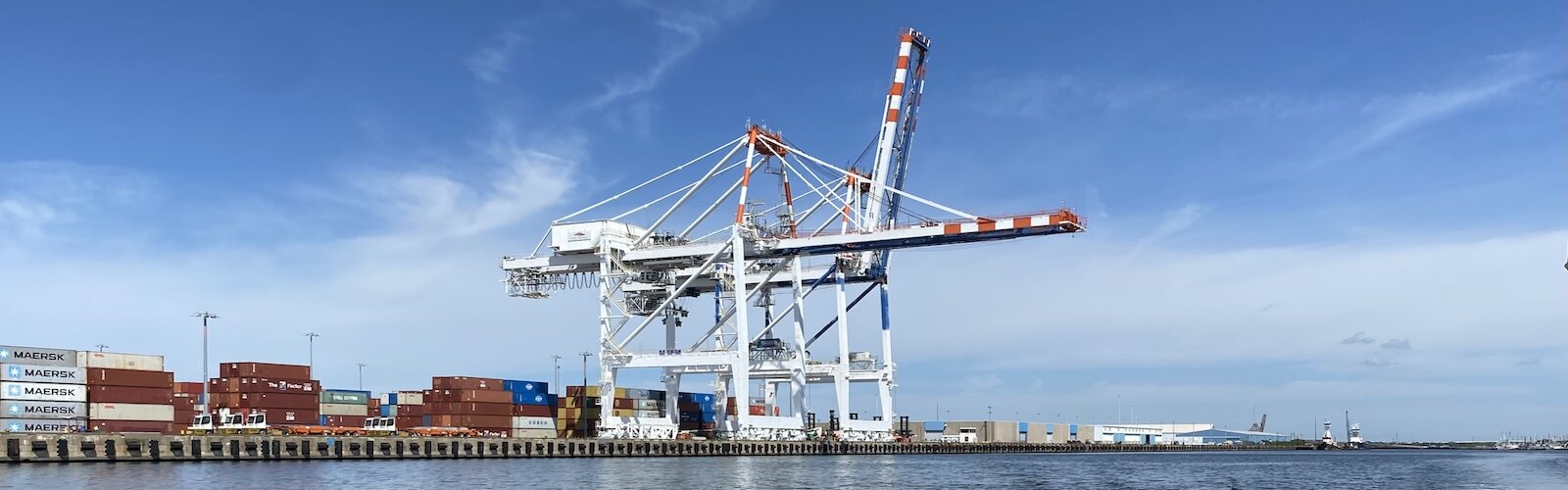 Gantry cranes await the next load of containers at Port Tampa Bay, which touts nearly 500,000 square feet of warehouse and transit shed capacity.