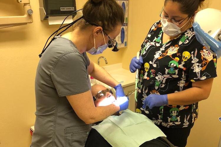 The working poor can get dental services at the Judeo Christian Health Clinic in Tampa.