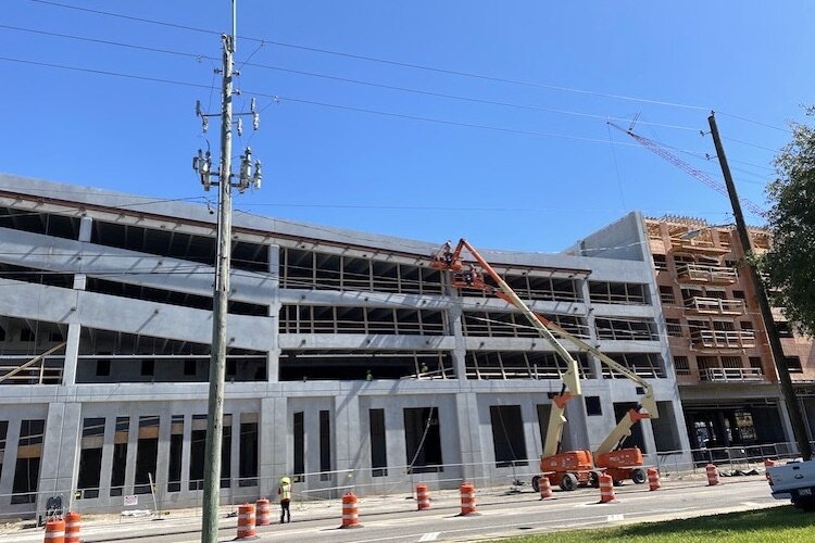 Work on the Midtown development in West Tampa continues.