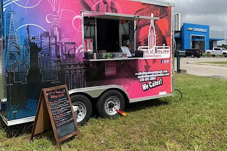 South of Broadway food truck is based in Seminole Heights but will travel upon request.