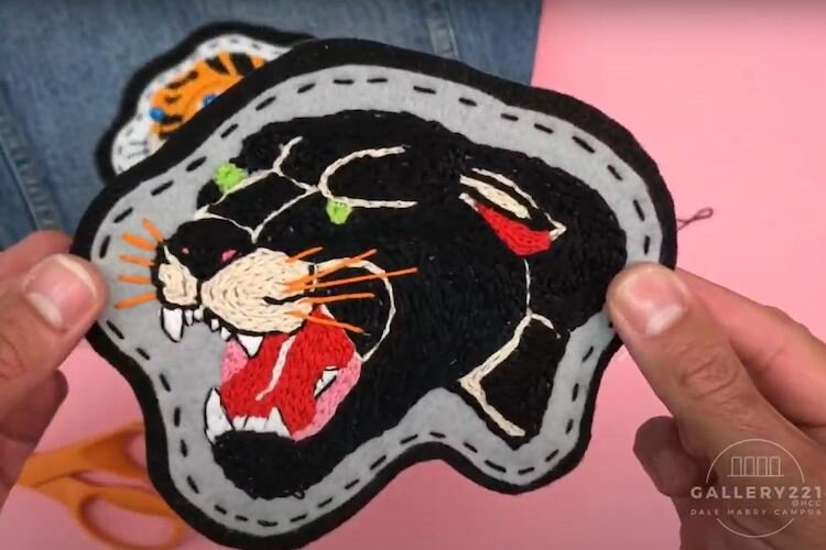 Embroidering Patches: Matthew Wicks