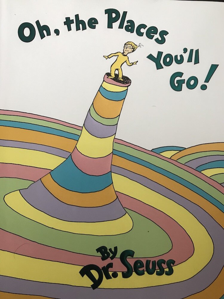 Book cover: 'Oh, the Places You'll Go!'