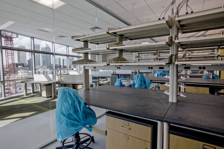 Students and faculty moved into the new USF medical school in January 2020.