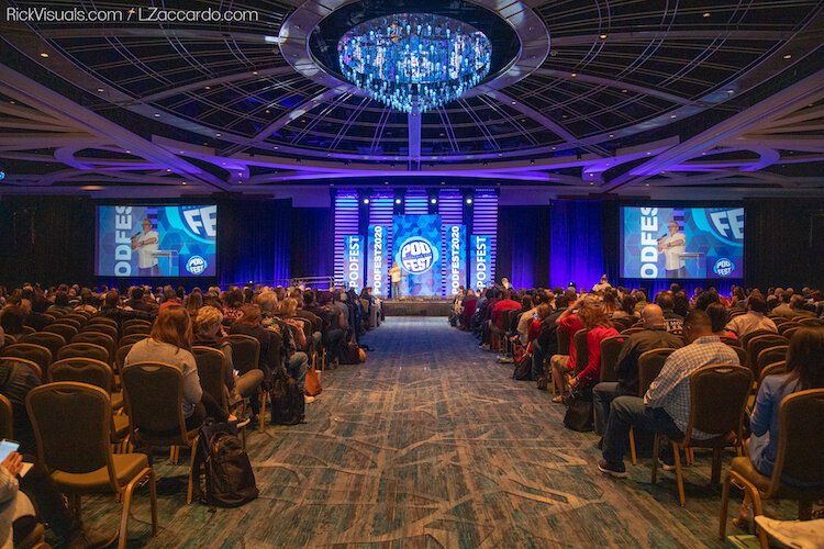 A glimpse of Podfest Multimedia Expo 2020, which was held in March in Orlando.