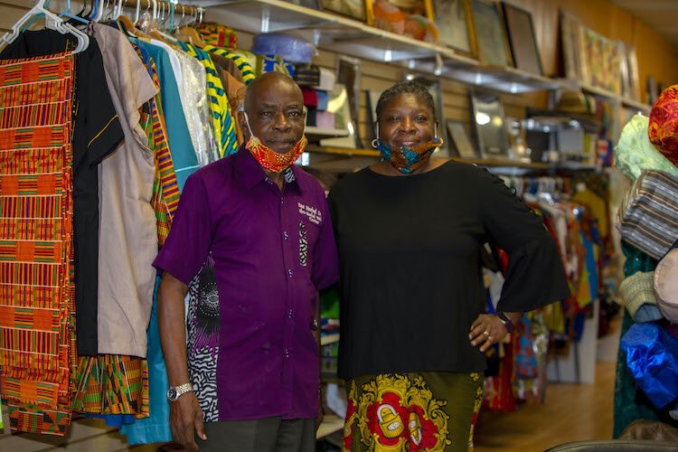Evelyn Igbinosum, along with her husband Taiwo, have been operating "African Extravaganza" for 26 years in Tampa.