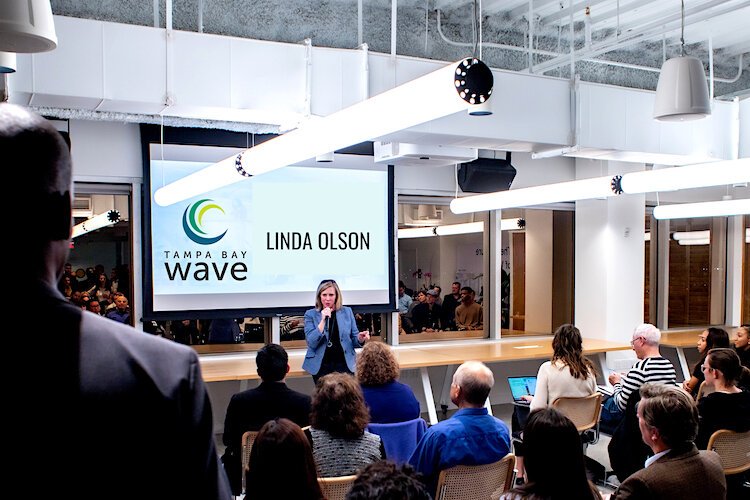 Tampa Bay Wave's accelerator pitch night (2020).