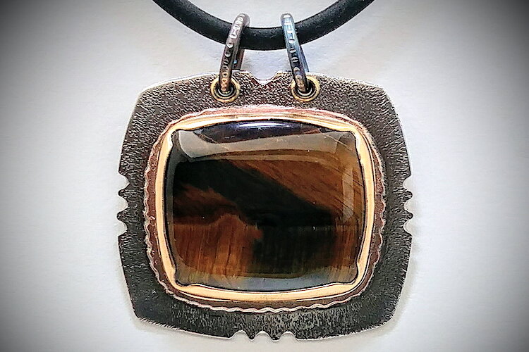 Another creative jewelry piece by Gulfport jewelry-maker Doug D'souza.