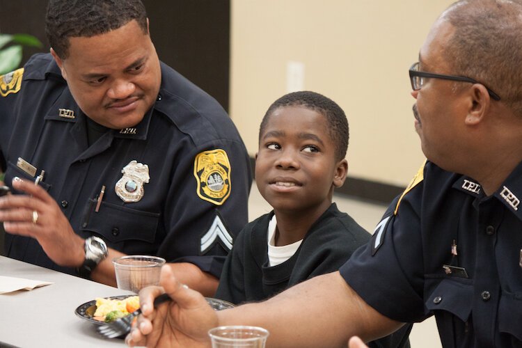 Forever 55 supports programs like Breaking Barriers, a program designed to develop better relationships between law enforcement and community members.