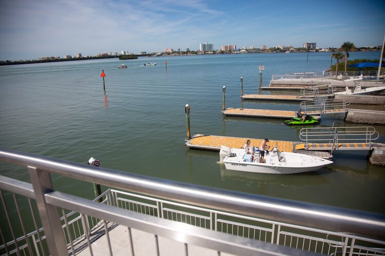 The Seminole Boat Ramp is equipped with eight boat launches and 24/7 access with $2 per hour paid parking and no time limits.