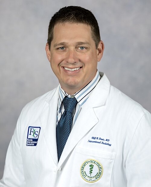 Dr. Cliff Davis, Director of the Interventional Radiology Residency Program, USF Health Morsani College of Medicine