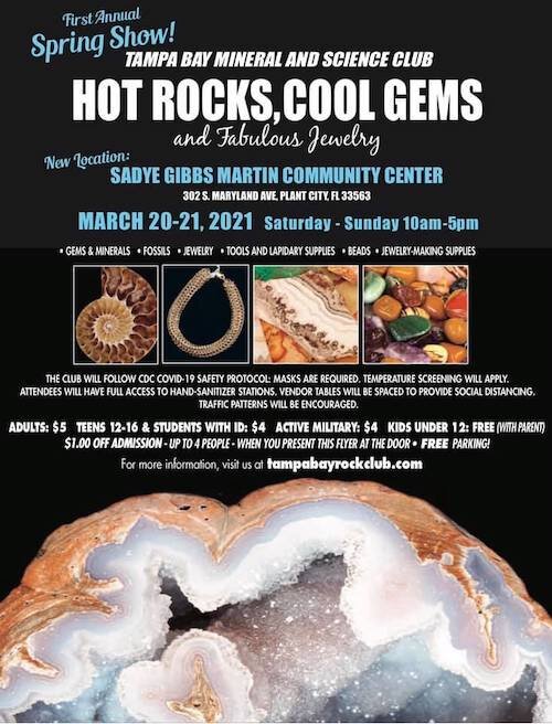 Hot Rocks, Cool Gems flyer