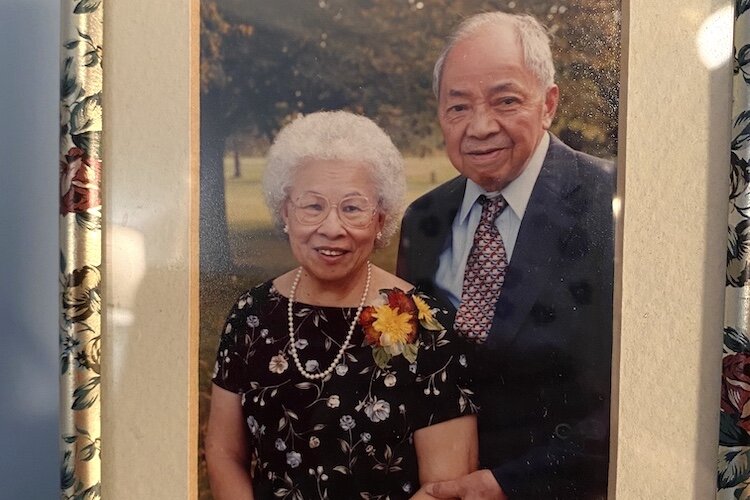 Lauren Wong's grandparents on her father's side of the family.