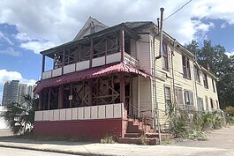The clock is ticking to restore the Jackson Rooming House, shown here in September 2019. The storied piece of Tampa's Black history was built in 1901 and has been vacant since 1989.