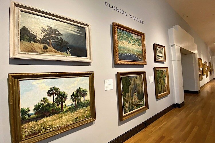 A Florida Legacy is displayed in sections about the state’s nature, history, landmarks, diversions, living and impressions.