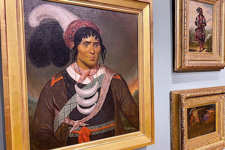 The Florida History section includes Osceola of Florida by Robert John Curtis, Portrait of a Seminole Chief by Stewart Westmacott and Shooting Flamingos by George de Forest Brush.