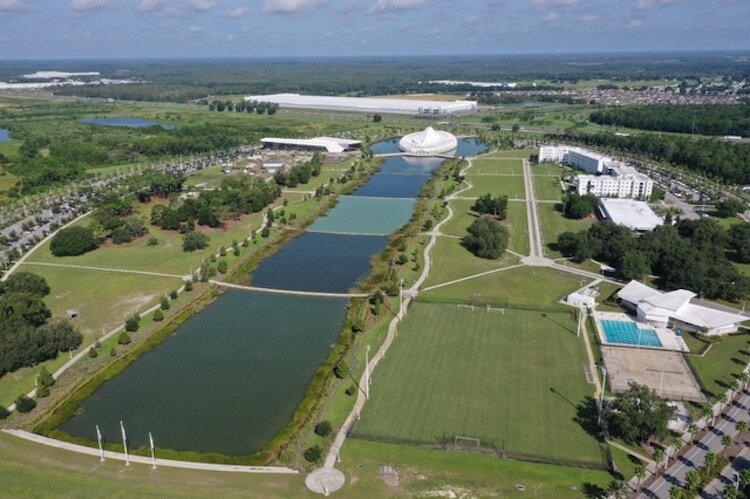 Florida Polytechnic University in Lakeland is surrounded by developable land.