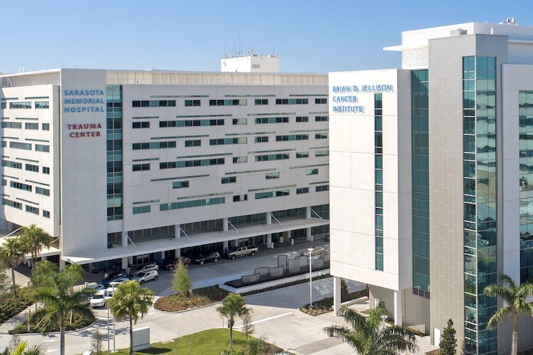 The new Oncology Tower at Sarasota Memorial Hospital is designed to diagnose and treat a variety of cancers.