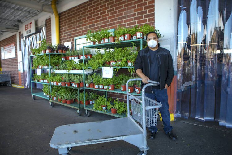 Dhore Lama routinely shops at Sanwa twice a week for fresh vegetables including carrots, zucchini, and onions, for his restaurant, Ahi Asian Bistro, on North Dale Mabry HIghway.