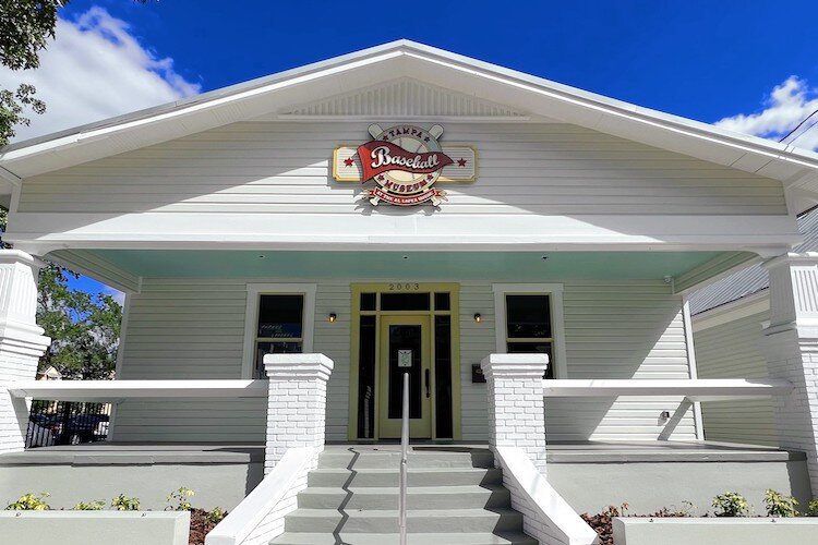 The Tampa Baseball Museum is housed in an Ybor City casita where baseball legend Al Lopez grew up.