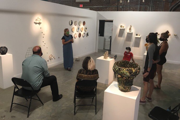 Classes in ceramics are taught at the Morean Arts Center in St. Petersburg, Florida.