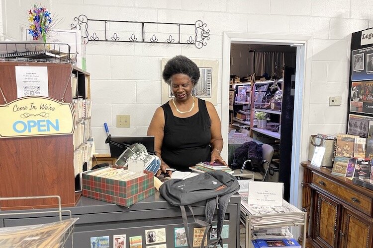 Ersula Odom has combed garage sales and antique shops from Tampa to Savannah to find pieces of history for sale.