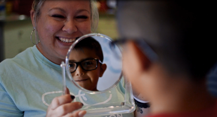 Children ages 5 through 17 are eligible for the program offering free eye exams and eyeglasses.