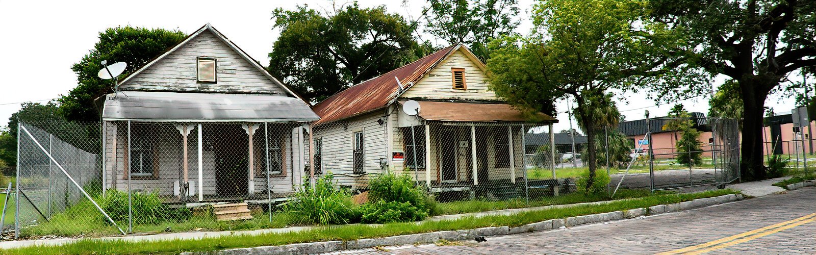  Built at the turn of the 20th century, these remaining houses from The Scrub era are now in the hands of Tampa Housing Authority to be restored as historic landmarks.
