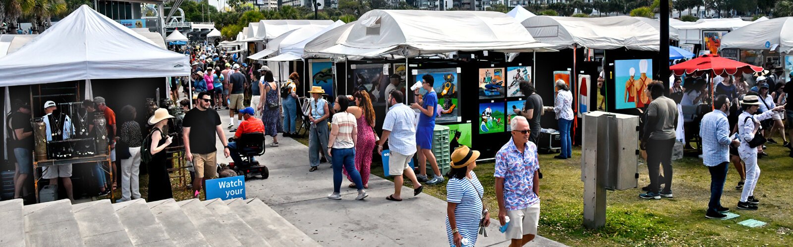 The 53rd annual Raymond James Gasparilla Festival of the Arts (GFA) drew an estimated crowd of 30,000 to Julian B. Lane Riverfront Park in Tampa on March 4th and 5th.