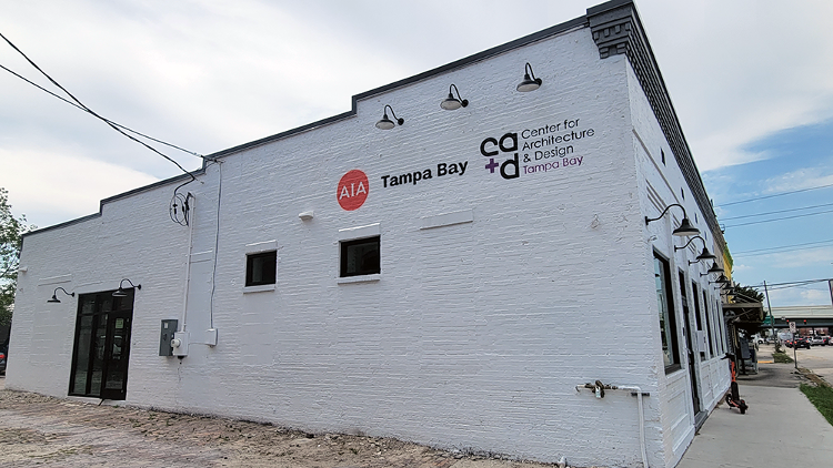 AIA Tampa Bay's new home on North Howard Avenue is an adaptive reuse project intended to inspire developers, businesses and property owners to restore and preserve old buildings for new uses.